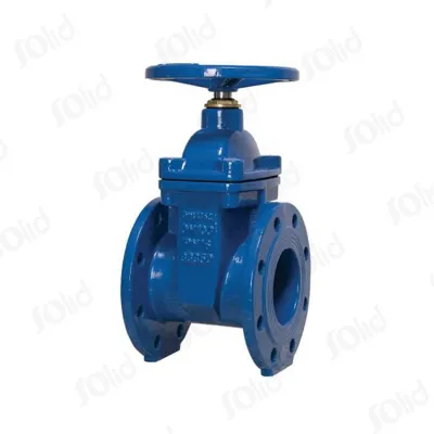 Flanged end gate valve