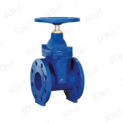 Flanged end gate valve