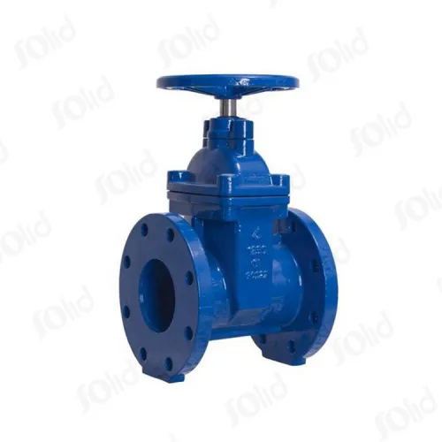 Flanged end gate valve