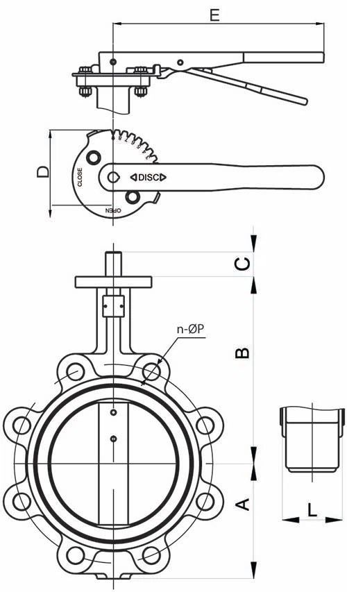 Lug Type Butterfly Valve